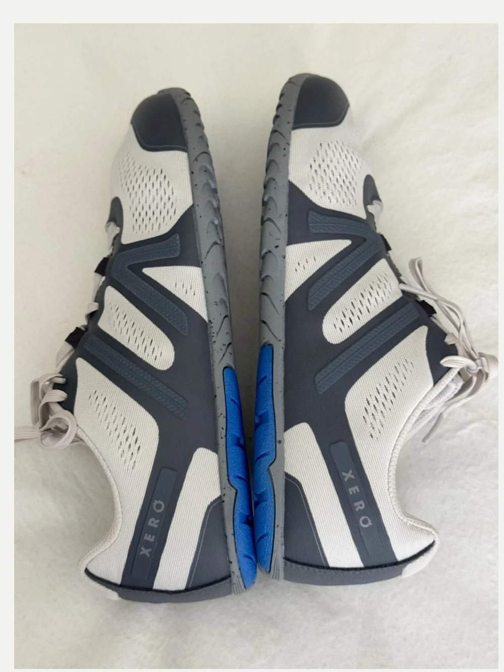 Xero The HFS Original Road Runner - Men Size 10 Light Gray / Blue Iolite